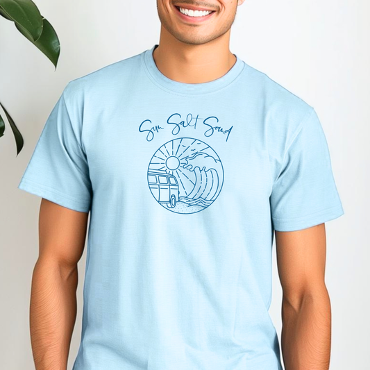 Sun Salt Sand T Shirt  - Men's Collection - Comfort Colors