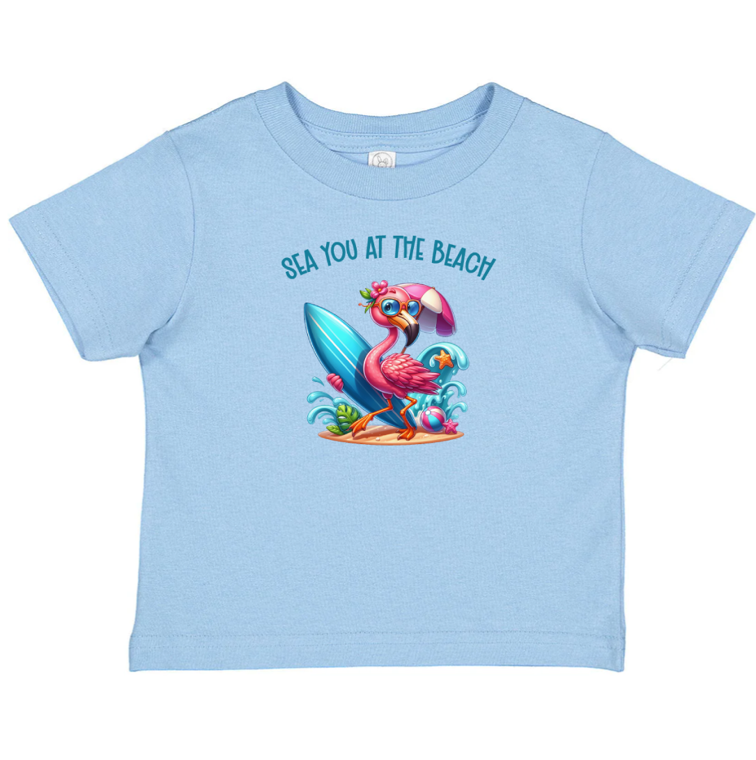 Sea You At The Beach  Infant Bodysuit with Cute Turtle Rabbit Skins