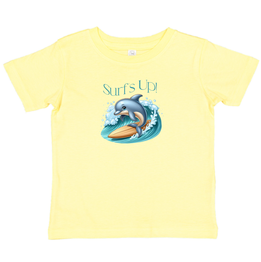 Toddler's Surf's Up Tee - Fun Jersey Shirt for Little Surfers