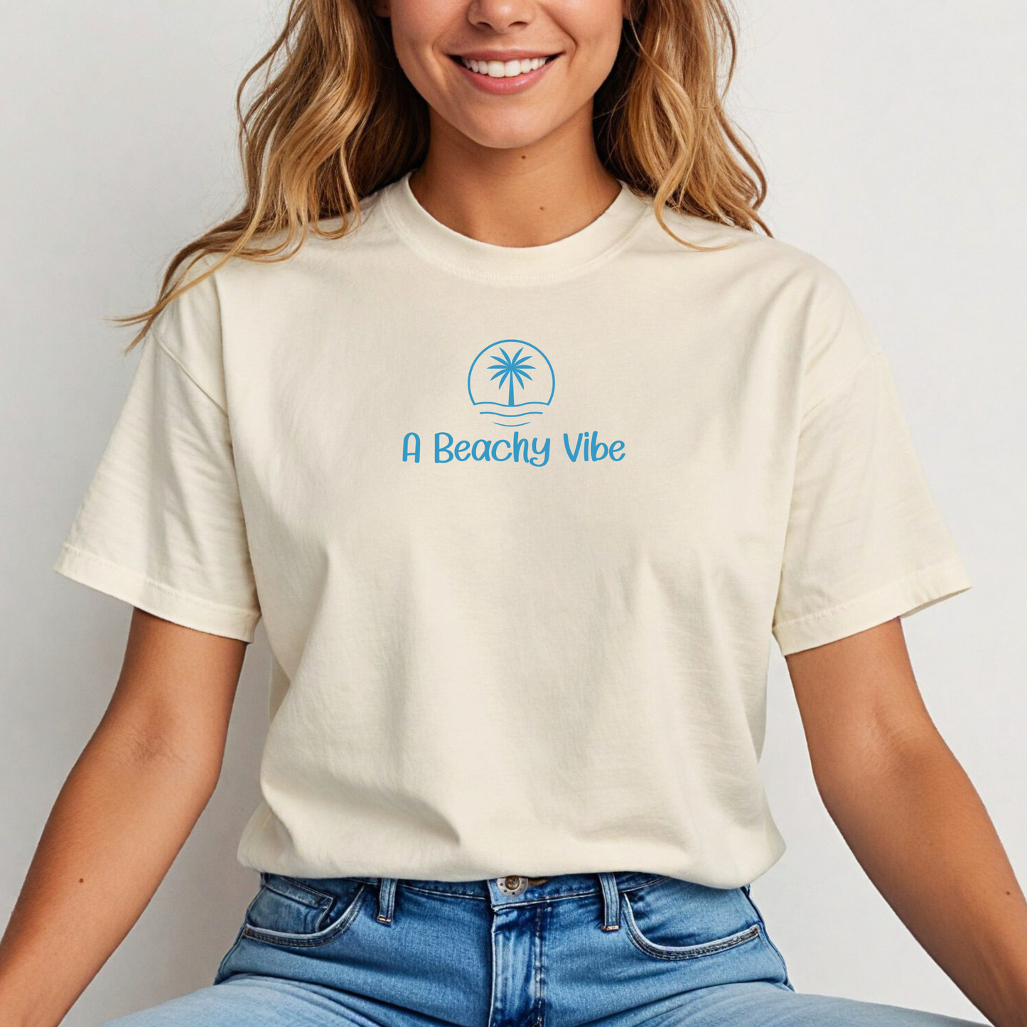 A Beachy Vibe t-shirt - Gildan beach shirt - coastal lifestyle tee